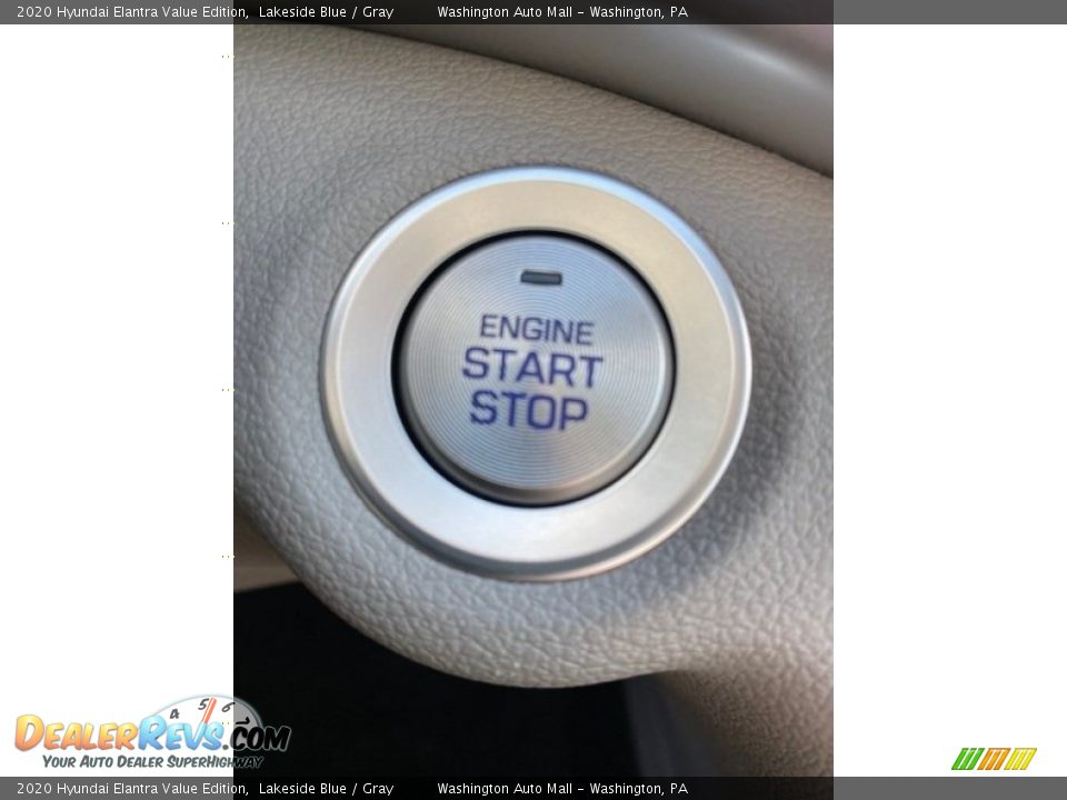 2020 Hyundai Elantra Value Edition Lakeside Blue / Gray Photo #36