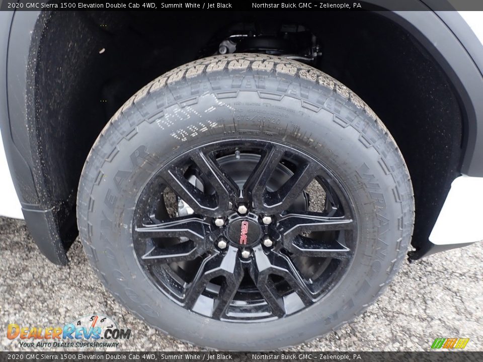 2020 GMC Sierra 1500 Elevation Double Cab 4WD Summit White / Jet Black Photo #9