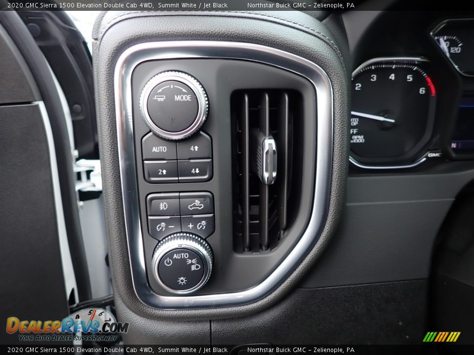 2020 GMC Sierra 1500 Elevation Double Cab 4WD Summit White / Jet Black Photo #12