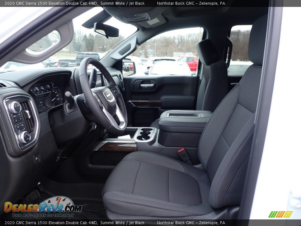 2020 GMC Sierra 1500 Elevation Double Cab 4WD Summit White / Jet Black Photo #13