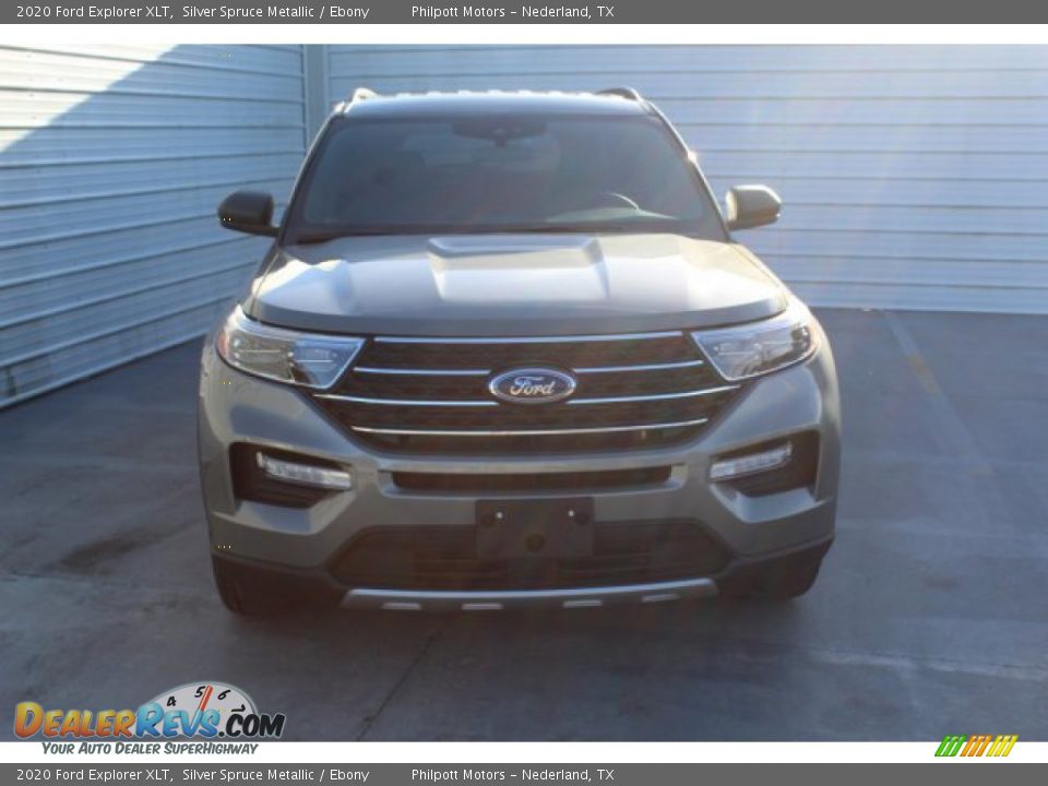 2020 Ford Explorer XLT Silver Spruce Metallic / Ebony Photo #3