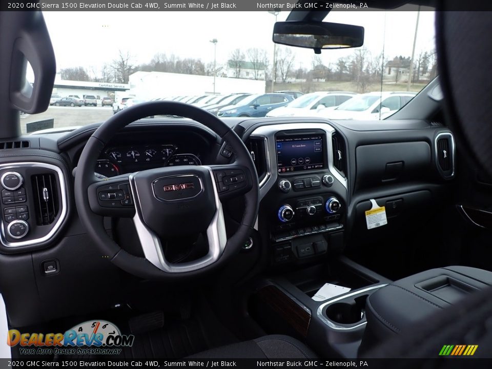 2020 GMC Sierra 1500 Elevation Double Cab 4WD Summit White / Jet Black Photo #15