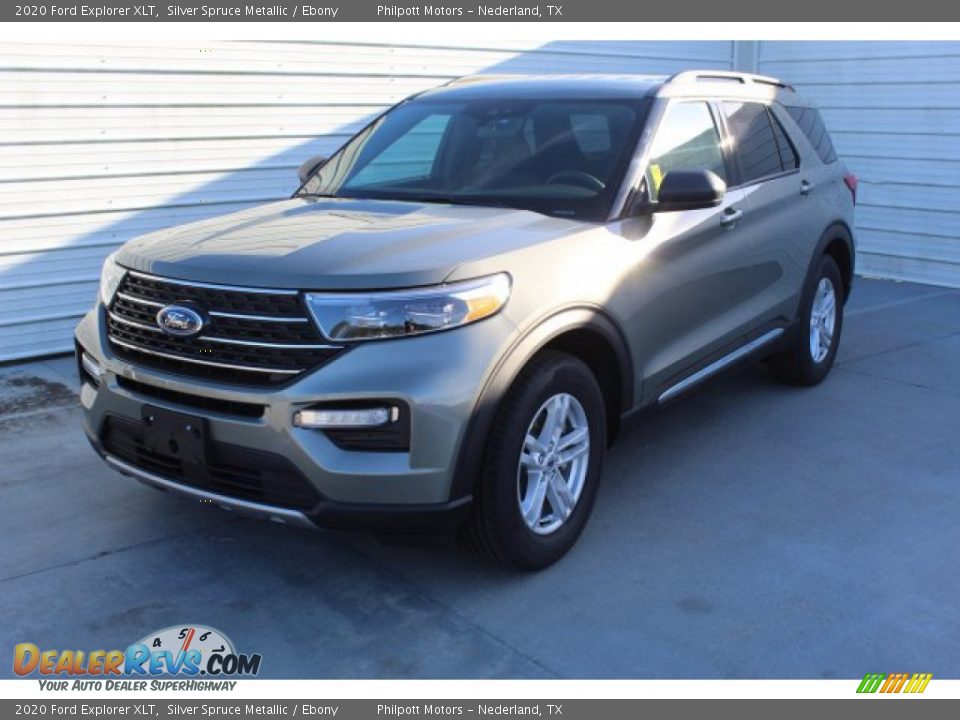 2020 Ford Explorer XLT Silver Spruce Metallic / Ebony Photo #4