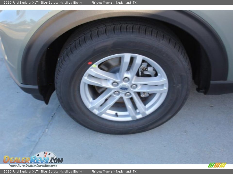 2020 Ford Explorer XLT Silver Spruce Metallic / Ebony Photo #5