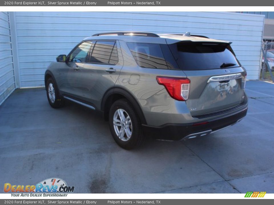 2020 Ford Explorer XLT Silver Spruce Metallic / Ebony Photo #6