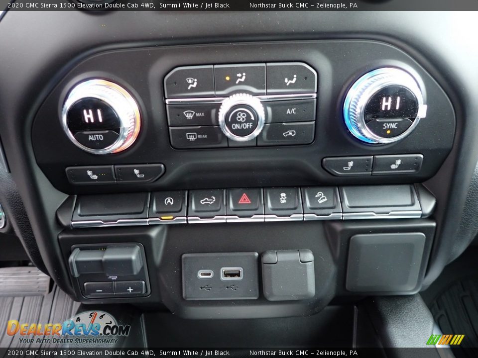 2020 GMC Sierra 1500 Elevation Double Cab 4WD Summit White / Jet Black Photo #18