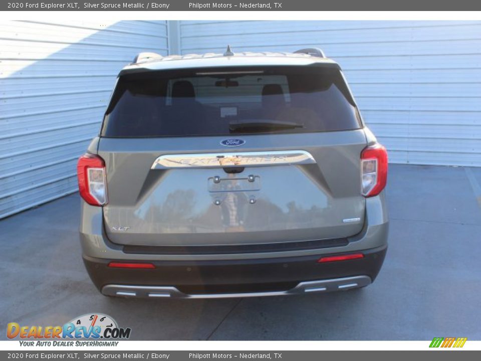 2020 Ford Explorer XLT Silver Spruce Metallic / Ebony Photo #7