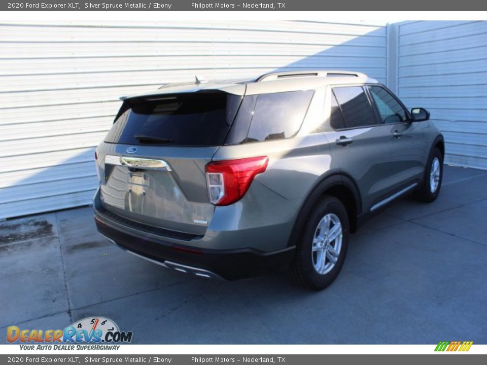 2020 Ford Explorer XLT Silver Spruce Metallic / Ebony Photo #8