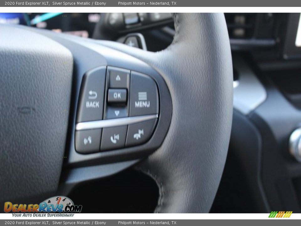2020 Ford Explorer XLT Silver Spruce Metallic / Ebony Photo #12