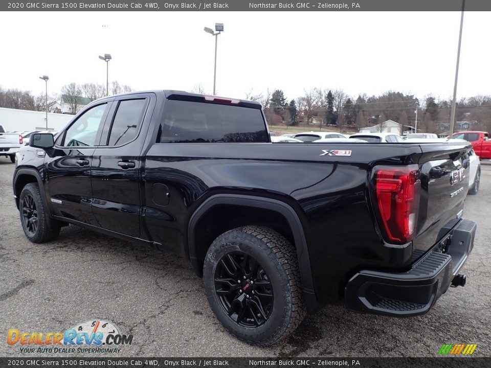 2020 GMC Sierra 1500 Elevation Double Cab 4WD Onyx Black / Jet Black Photo #7