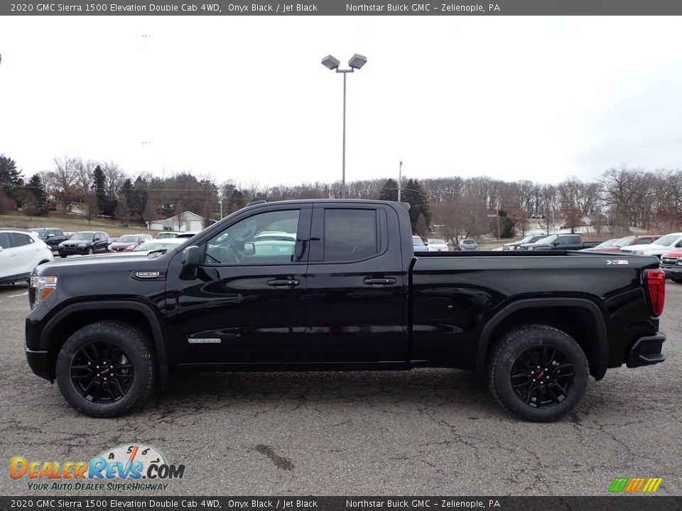 2020 GMC Sierra 1500 Elevation Double Cab 4WD Onyx Black / Jet Black Photo #8