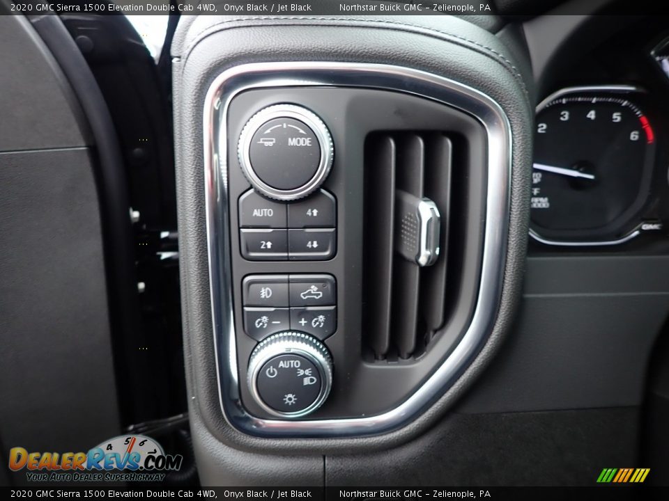 2020 GMC Sierra 1500 Elevation Double Cab 4WD Onyx Black / Jet Black Photo #12