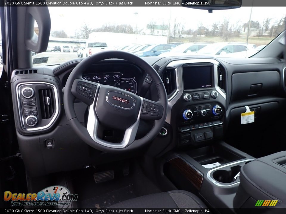 Dashboard of 2020 GMC Sierra 1500 Elevation Double Cab 4WD Photo #15