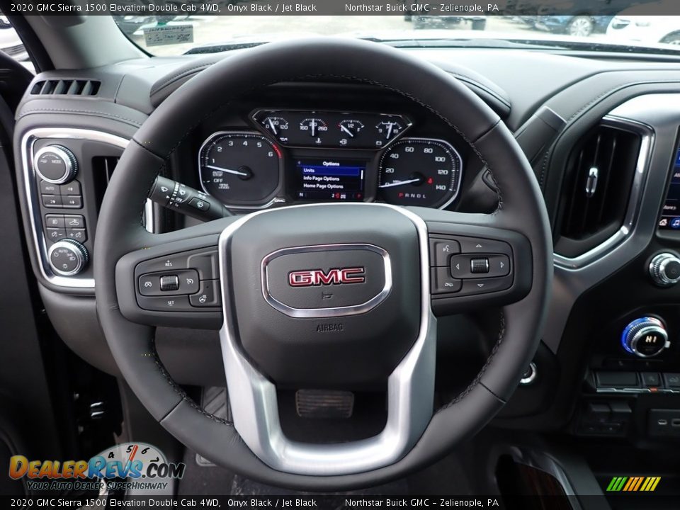 2020 GMC Sierra 1500 Elevation Double Cab 4WD Steering Wheel Photo #17