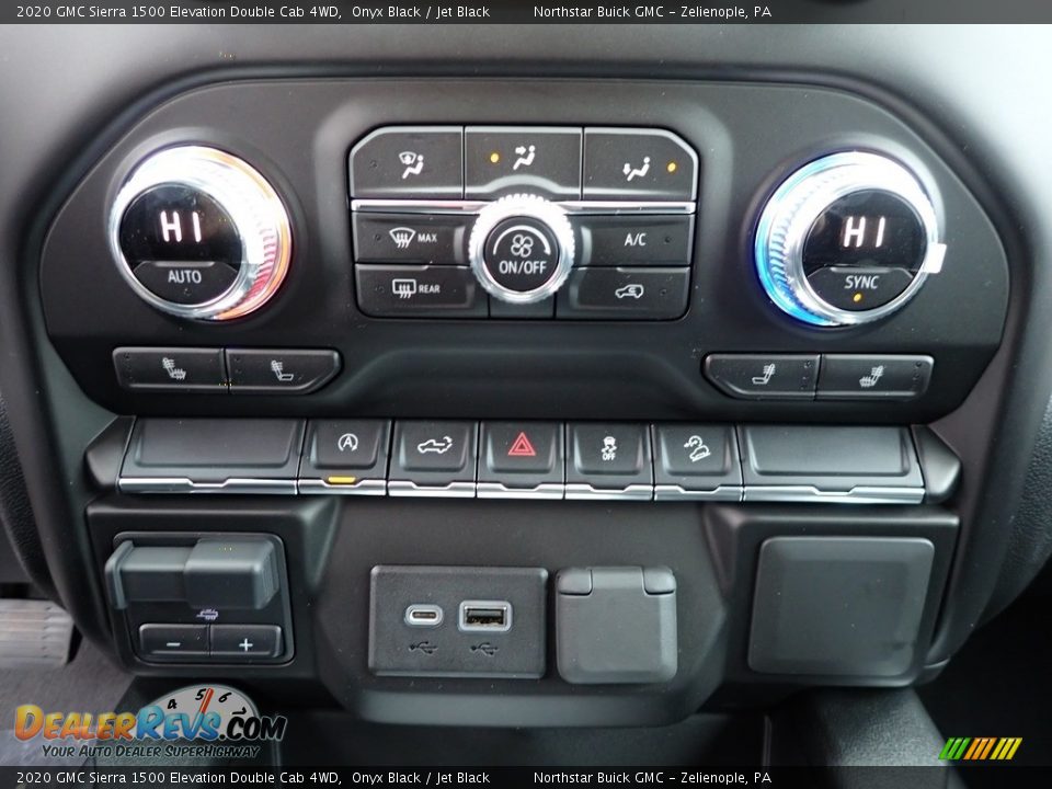 Controls of 2020 GMC Sierra 1500 Elevation Double Cab 4WD Photo #18