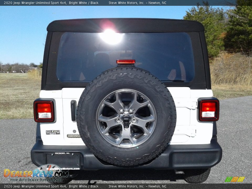 2020 Jeep Wrangler Unlimited Sport 4x4 Bright White / Black Photo #8