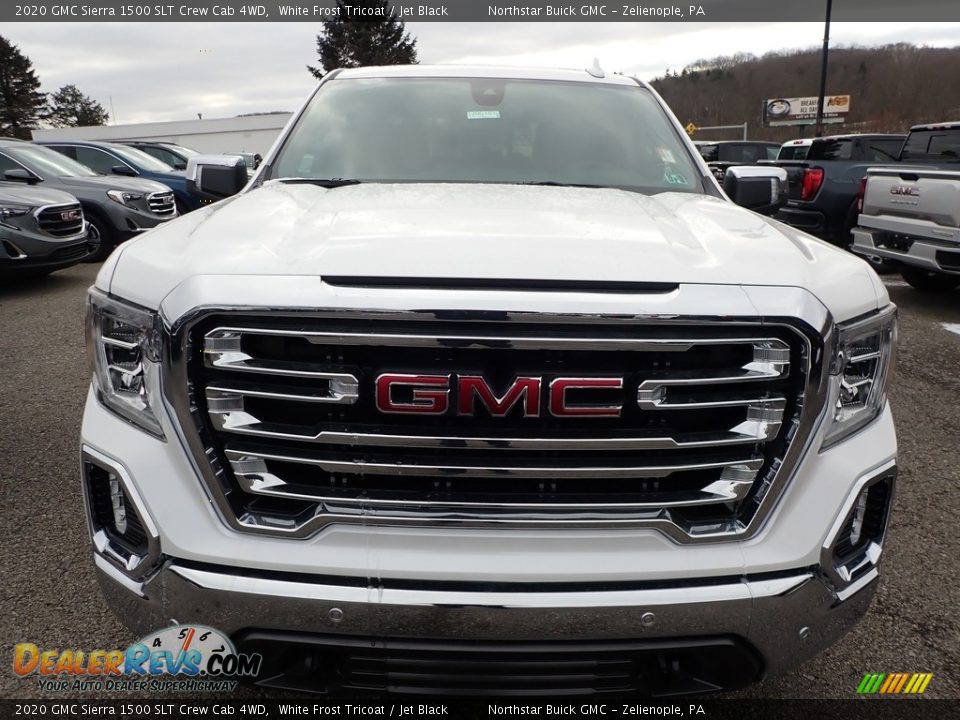 2020 GMC Sierra 1500 SLT Crew Cab 4WD White Frost Tricoat / Jet Black Photo #2