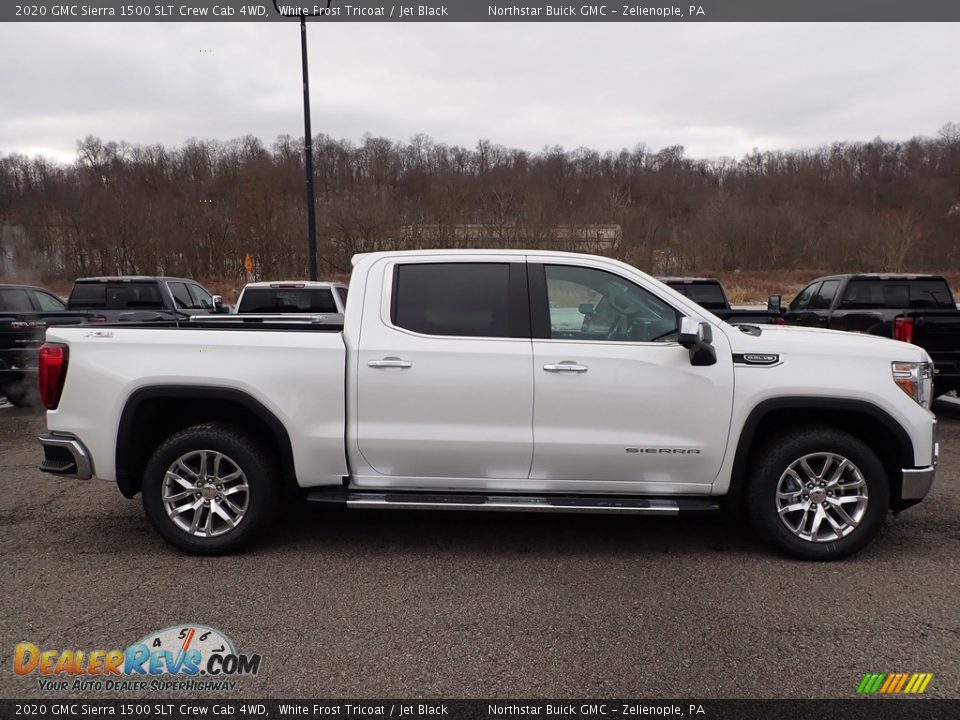 2020 GMC Sierra 1500 SLT Crew Cab 4WD White Frost Tricoat / Jet Black Photo #4
