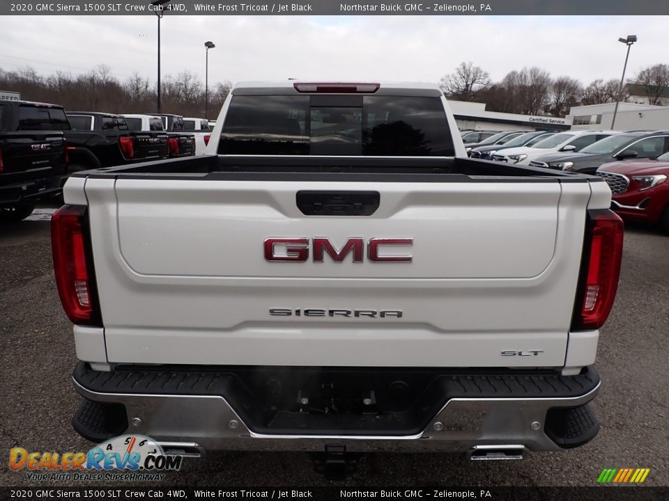 2020 GMC Sierra 1500 SLT Crew Cab 4WD White Frost Tricoat / Jet Black Photo #6