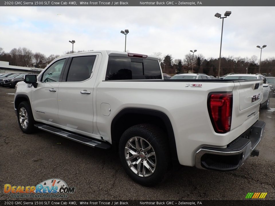 2020 GMC Sierra 1500 SLT Crew Cab 4WD White Frost Tricoat / Jet Black Photo #7