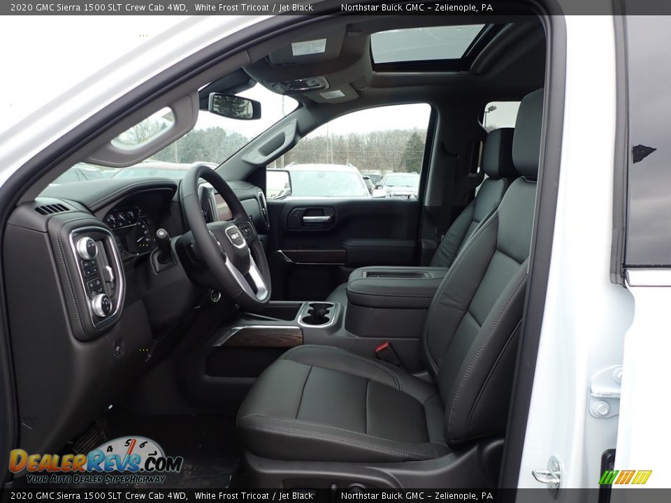 2020 GMC Sierra 1500 SLT Crew Cab 4WD White Frost Tricoat / Jet Black Photo #11