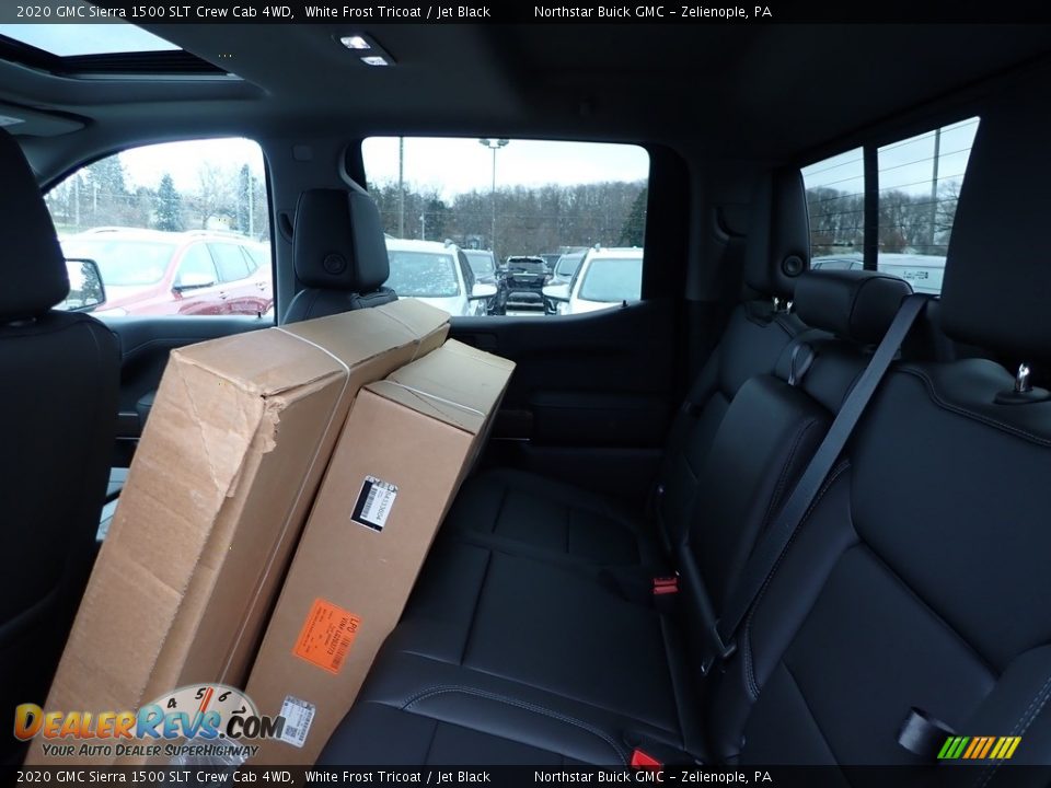 2020 GMC Sierra 1500 SLT Crew Cab 4WD White Frost Tricoat / Jet Black Photo #12