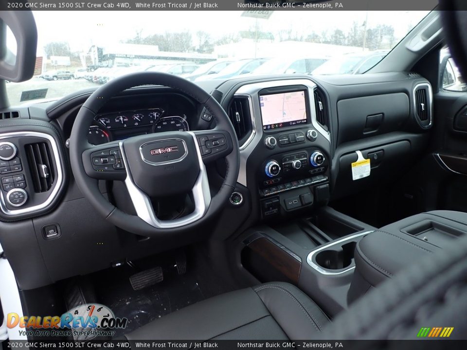 2020 GMC Sierra 1500 SLT Crew Cab 4WD White Frost Tricoat / Jet Black Photo #13