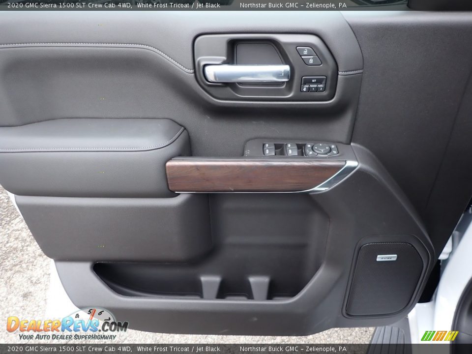 2020 GMC Sierra 1500 SLT Crew Cab 4WD White Frost Tricoat / Jet Black Photo #14