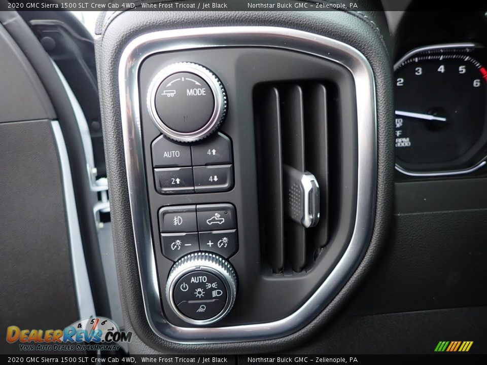 2020 GMC Sierra 1500 SLT Crew Cab 4WD White Frost Tricoat / Jet Black Photo #15