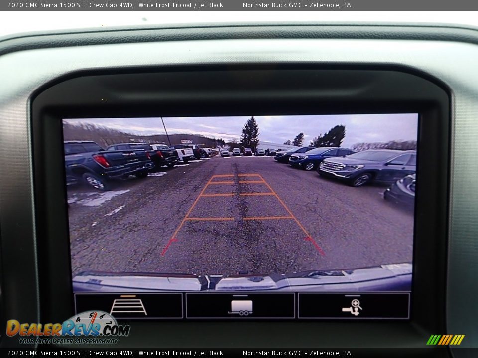 2020 GMC Sierra 1500 SLT Crew Cab 4WD White Frost Tricoat / Jet Black Photo #19
