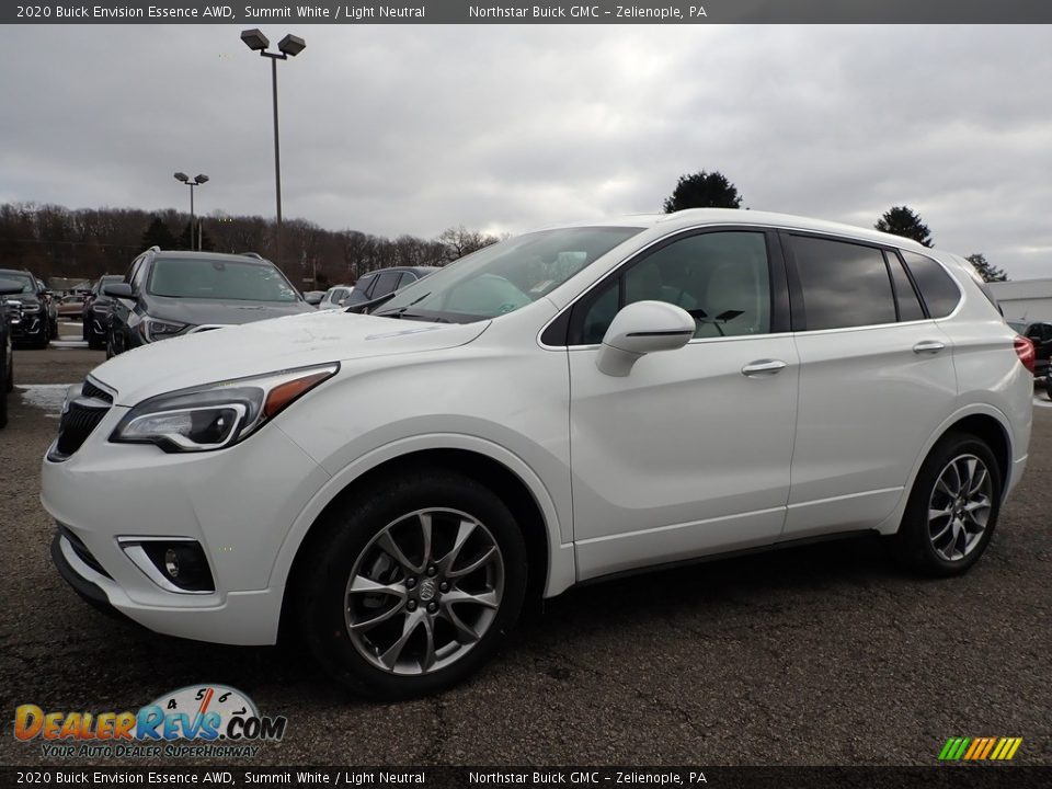 2020 Buick Envision Essence AWD Summit White / Light Neutral Photo #1