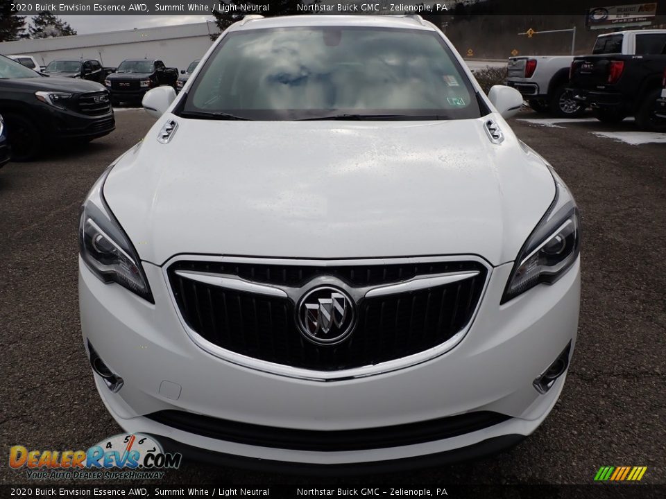 2020 Buick Envision Essence AWD Summit White / Light Neutral Photo #2