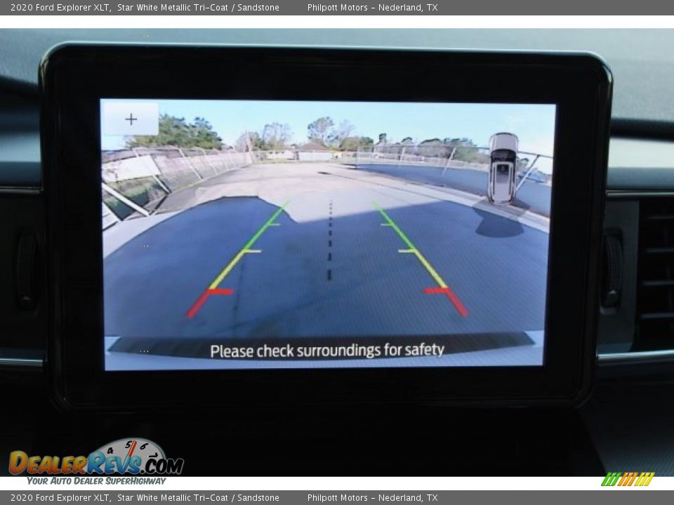 2020 Ford Explorer XLT Star White Metallic Tri-Coat / Sandstone Photo #18