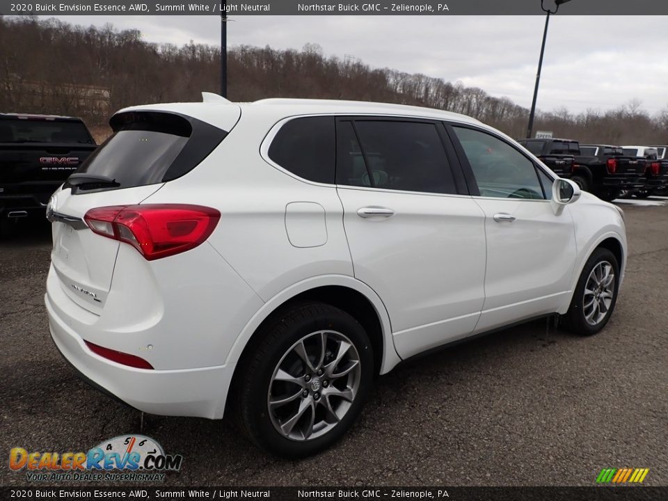 2020 Buick Envision Essence AWD Summit White / Light Neutral Photo #5