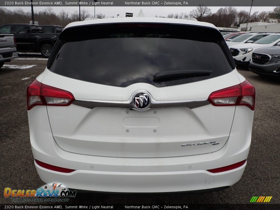 2020 Buick Envision Essence AWD Summit White / Light Neutral Photo #6