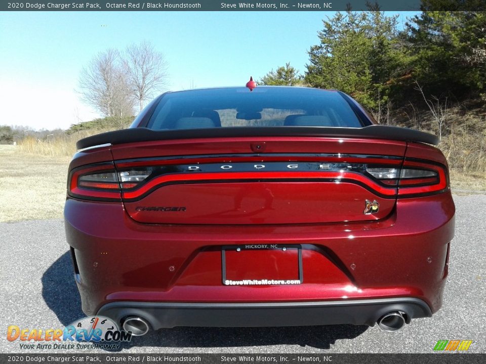 2020 Dodge Charger Scat Pack Octane Red / Black Houndstooth Photo #7