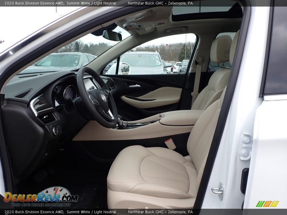 2020 Buick Envision Essence AWD Summit White / Light Neutral Photo #14