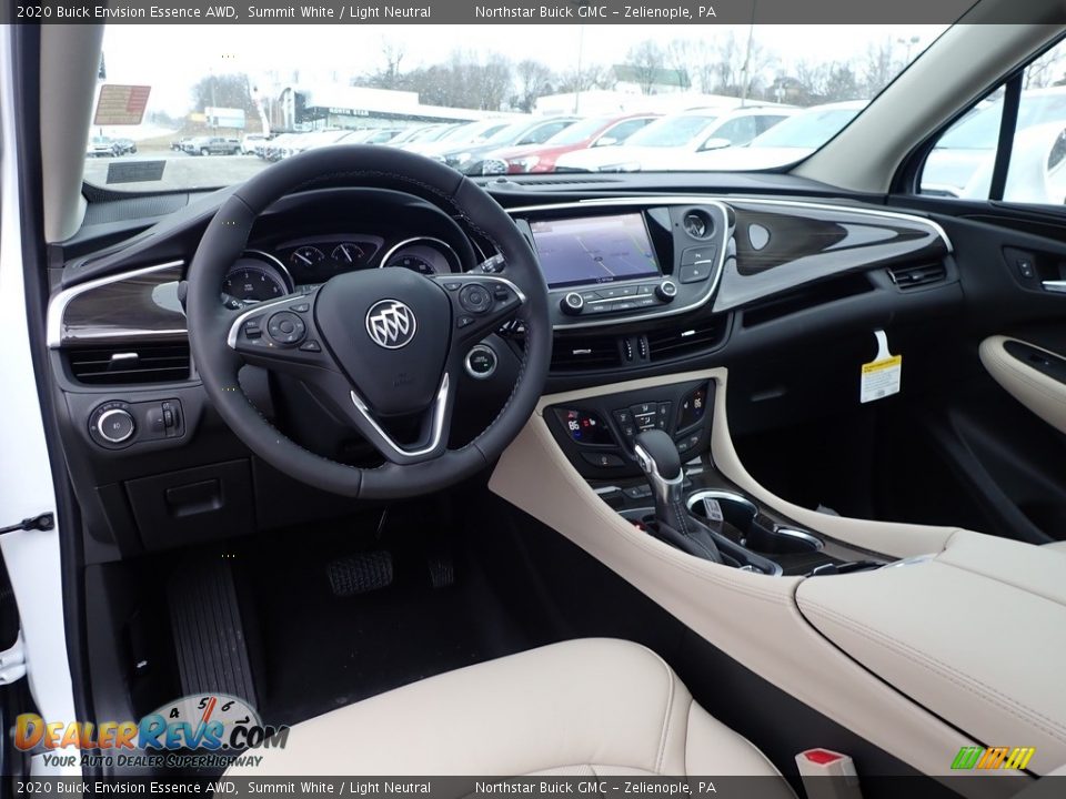 2020 Buick Envision Essence AWD Summit White / Light Neutral Photo #16