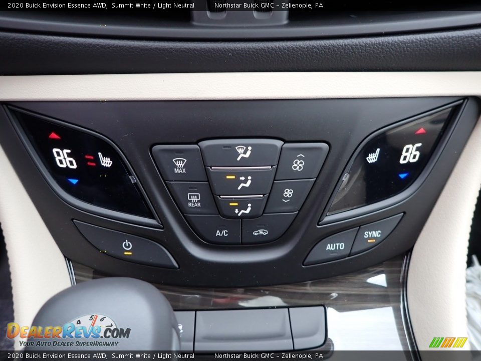 2020 Buick Envision Essence AWD Summit White / Light Neutral Photo #19