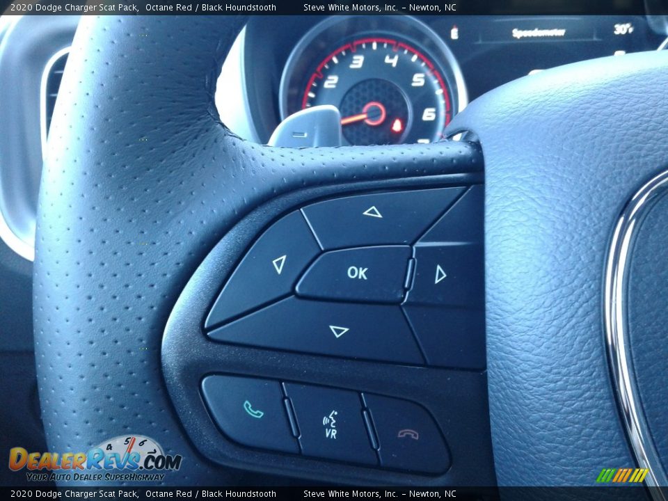 2020 Dodge Charger Scat Pack Octane Red / Black Houndstooth Photo #20