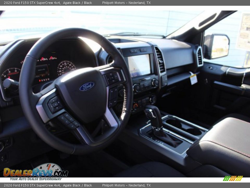 2020 Ford F150 STX SuperCrew 4x4 Agate Black / Black Photo #12
