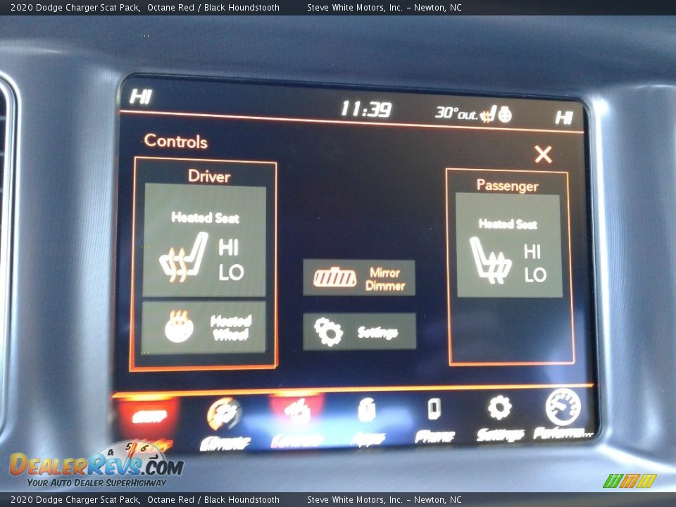 2020 Dodge Charger Scat Pack Octane Red / Black Houndstooth Photo #24