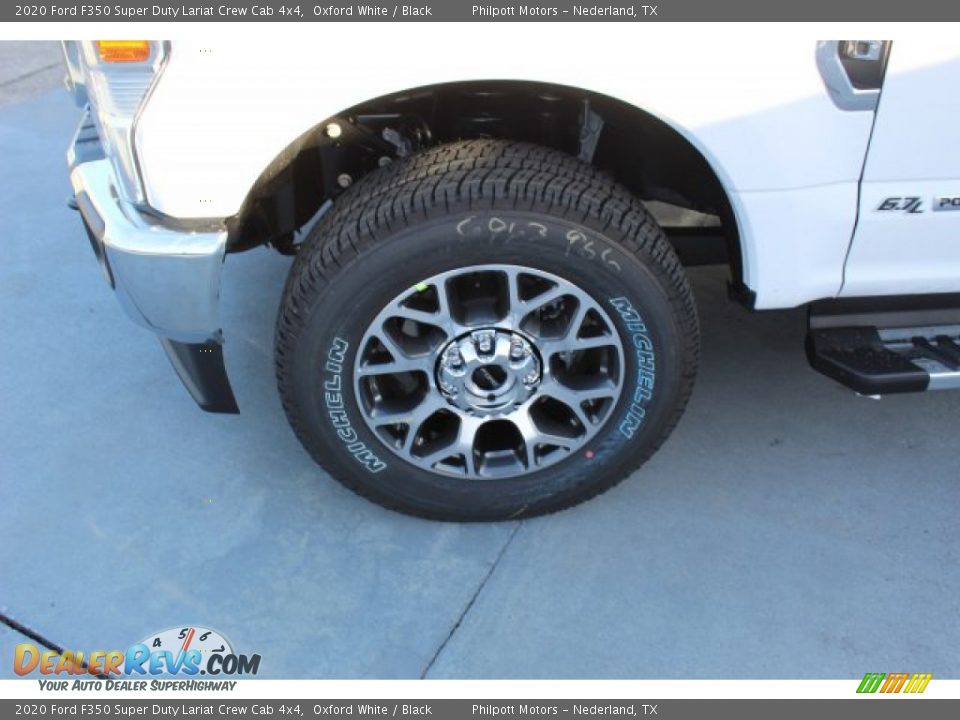 2020 Ford F350 Super Duty Lariat Crew Cab 4x4 Oxford White / Black Photo #5
