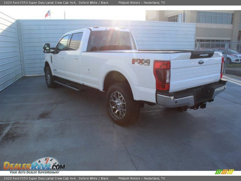 2020 Ford F350 Super Duty Lariat Crew Cab 4x4 Oxford White / Black Photo #6