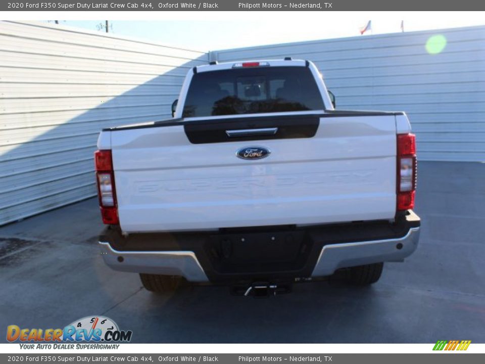 2020 Ford F350 Super Duty Lariat Crew Cab 4x4 Oxford White / Black Photo #7