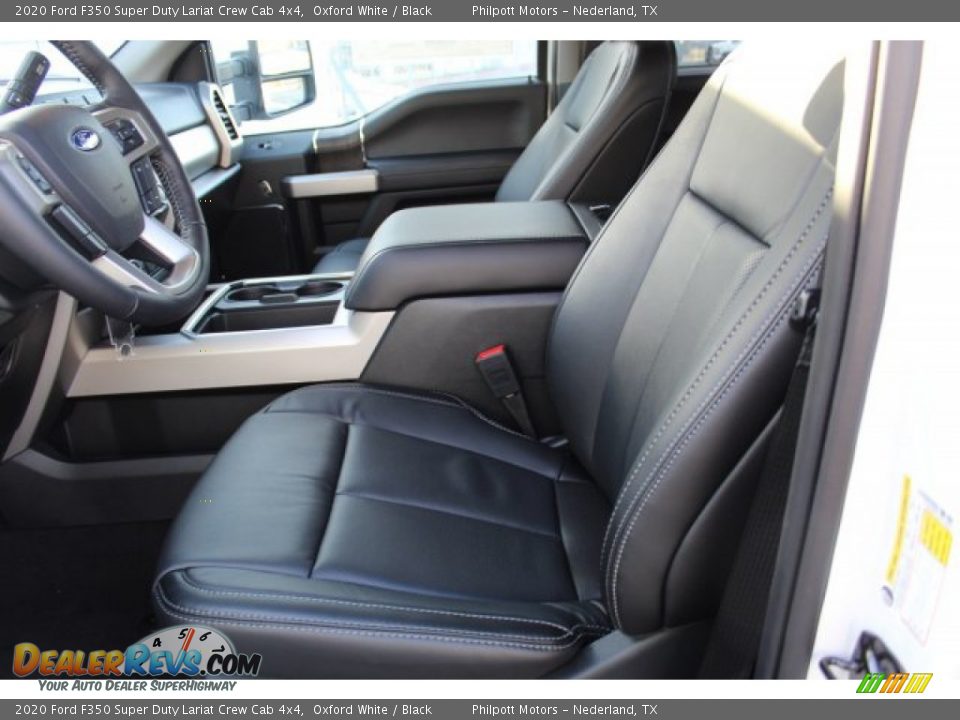 2020 Ford F350 Super Duty Lariat Crew Cab 4x4 Oxford White / Black Photo #10