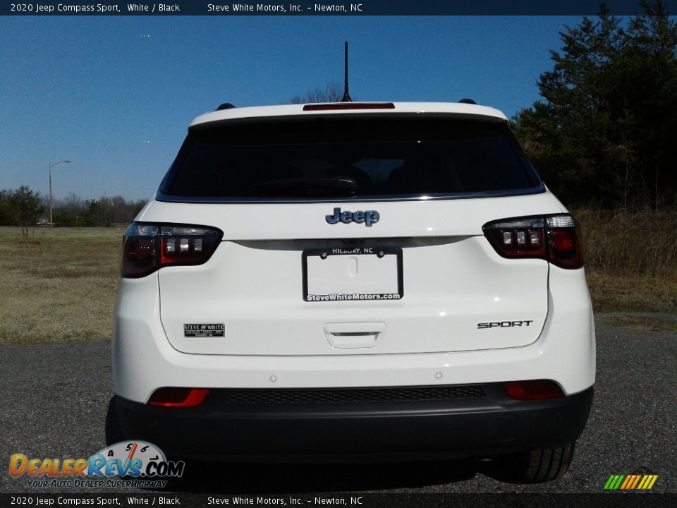 2020 Jeep Compass Sport White / Black Photo #7