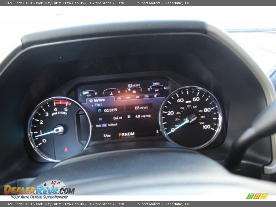 2020 Ford F350 Super Duty Lariat Crew Cab 4x4 Oxford White / Black Photo #14