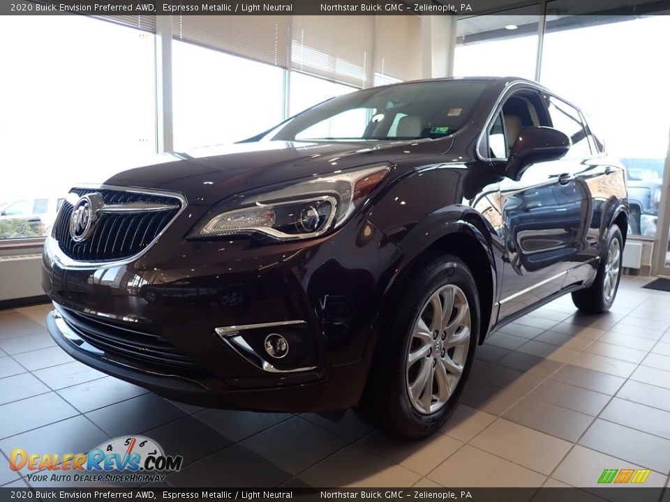 2020 Buick Envision Preferred AWD Espresso Metallic / Light Neutral Photo #1