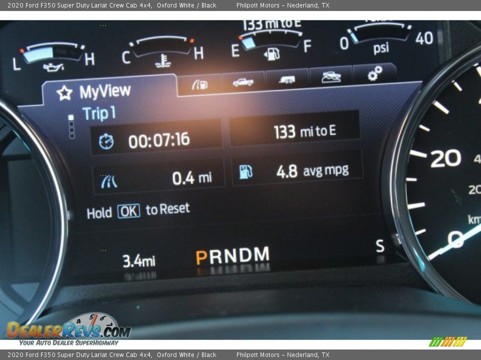 2020 Ford F350 Super Duty Lariat Crew Cab 4x4 Oxford White / Black Photo #15